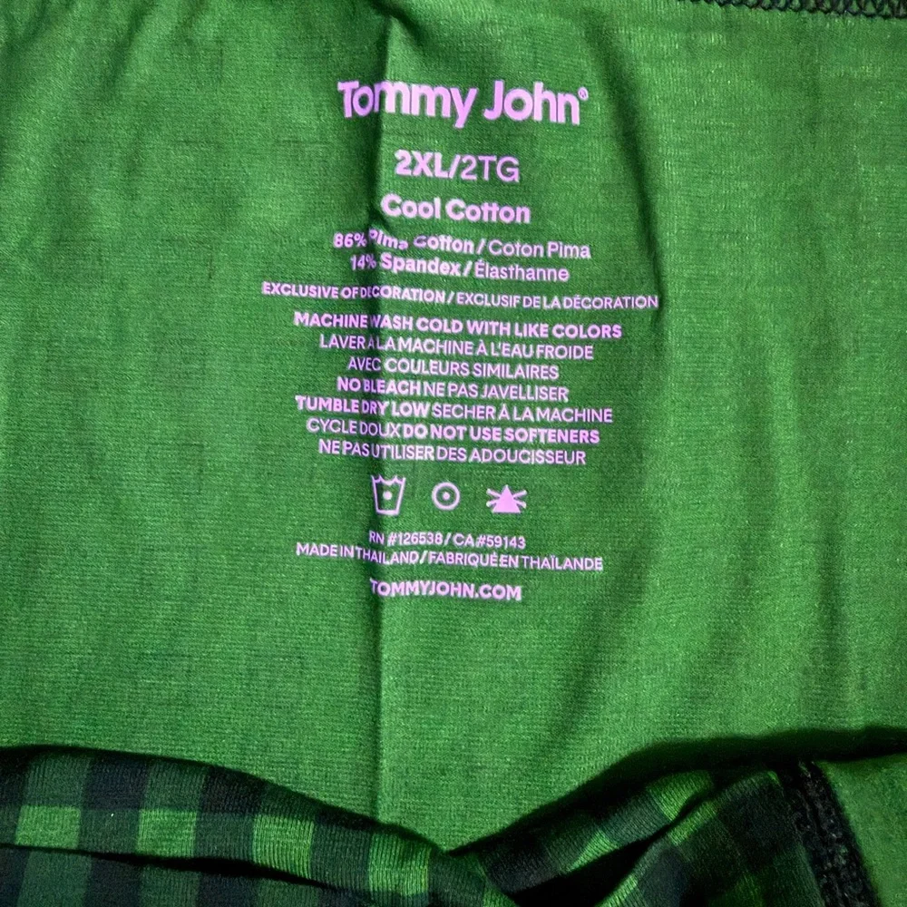 NWT Tommy John Men's Black and Green Boxer Briefs - Picture 9 of 10
